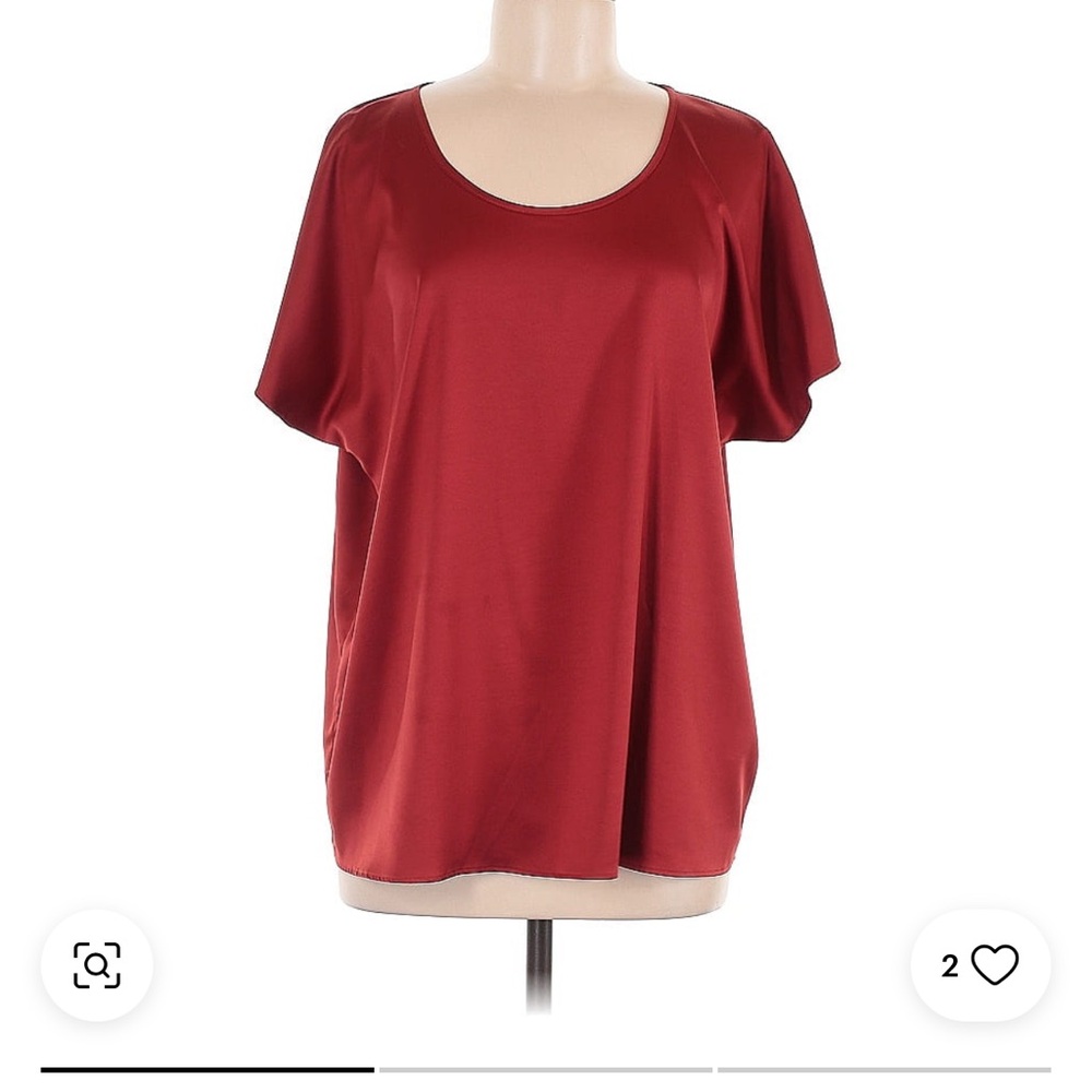 Eileen Fisher Rust Blouse